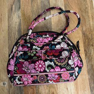 Vera Bradley Bowler Bag Mod Floral Pink